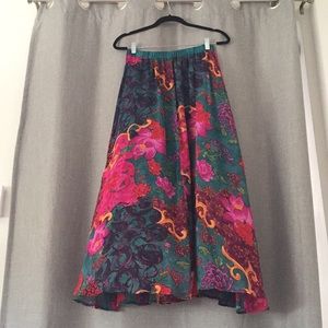 Carole Little Floral Skirt
